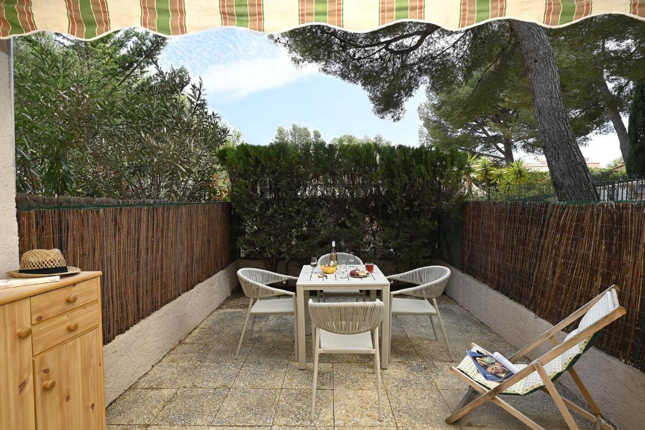 Agréable studio 2/4 pers au calme avec rez-de-jardin Bandol Extérieur photo